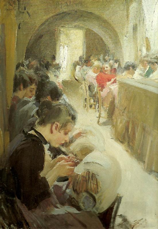 Anders Zorn spetsknypplerskor